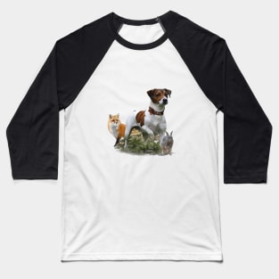 The Jack Russell Terrier , Art Baseball T-Shirt